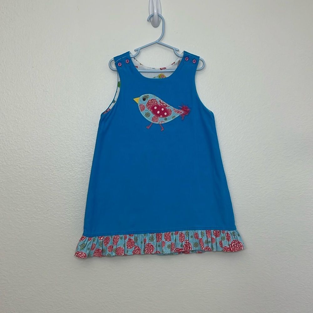 The Bailey Boys Girl Vintage Made in USA Reversible dress Sz 6